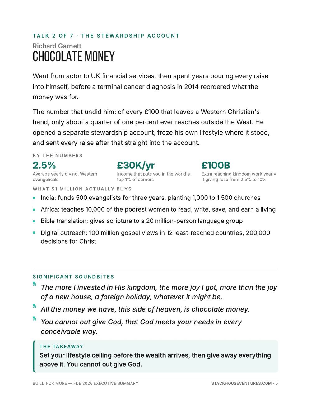 Build for More: FDE 2026 Executive Summary, page 5 of 12