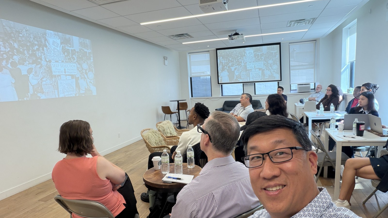 Kenny Jahng at the 2026 Faith Driven Entrepreneur Conference watch party in New York City